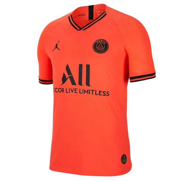 JORDAN Tailandia Camiseta Paris Saint Germain Segunda equipo 2019-20 Naranja